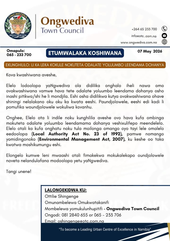 Ongwediva Town Council