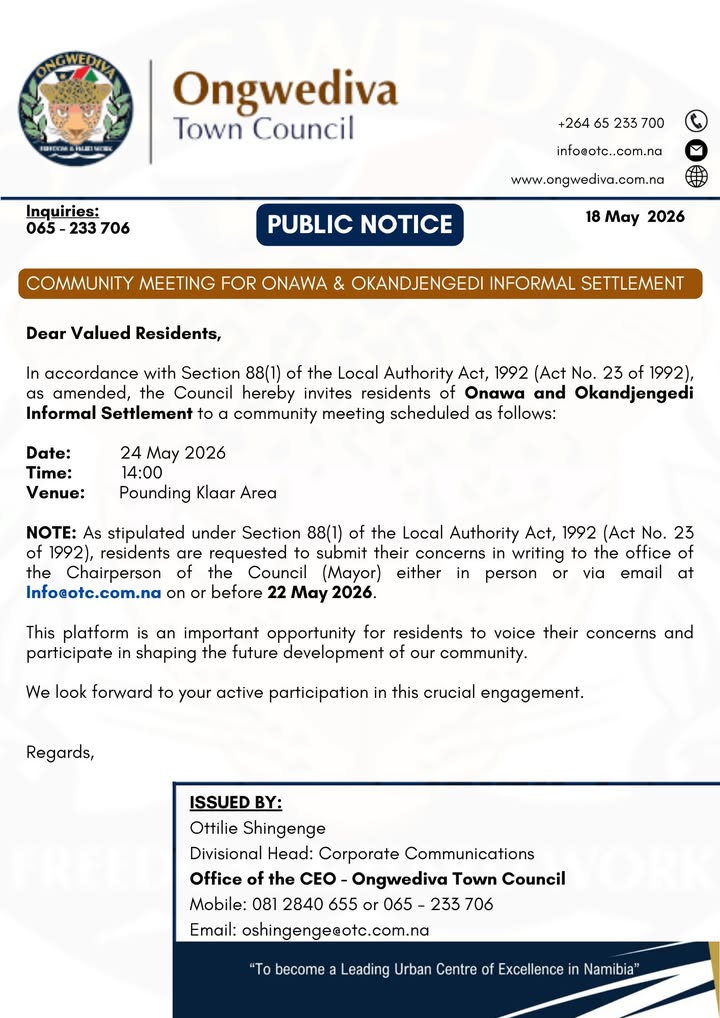 Ongwediva Town Council