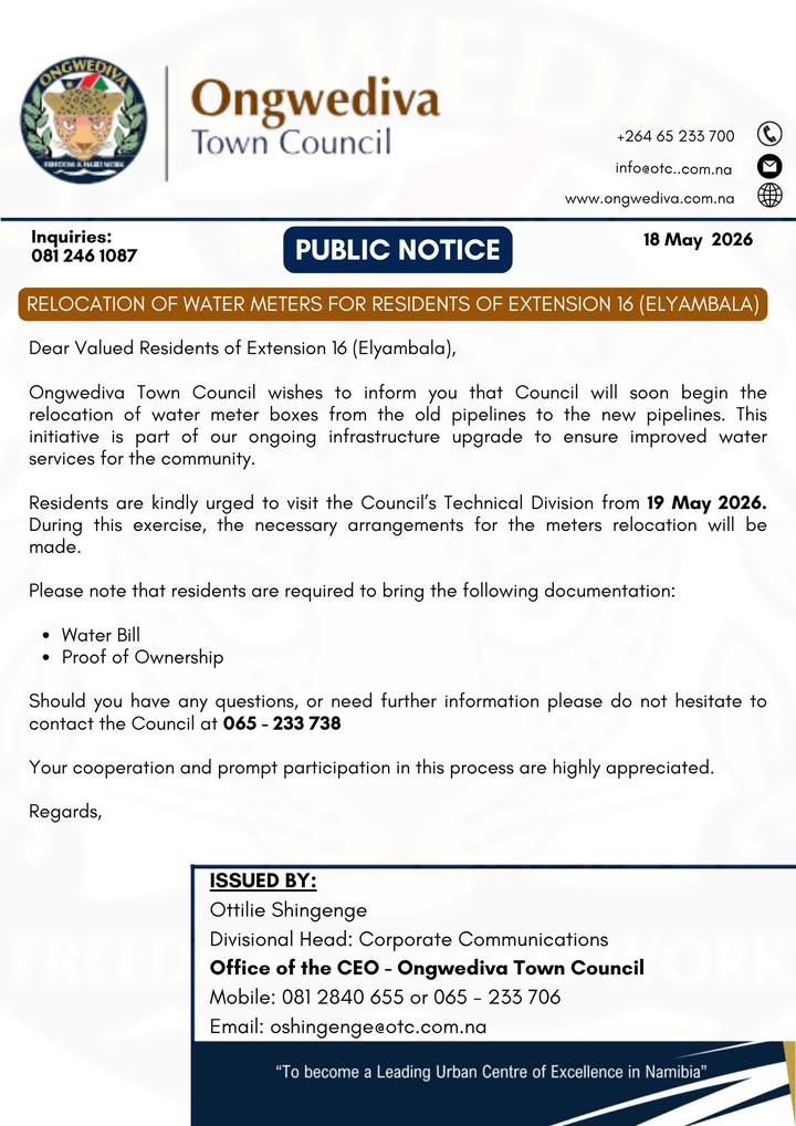 Ongwediva Town Council