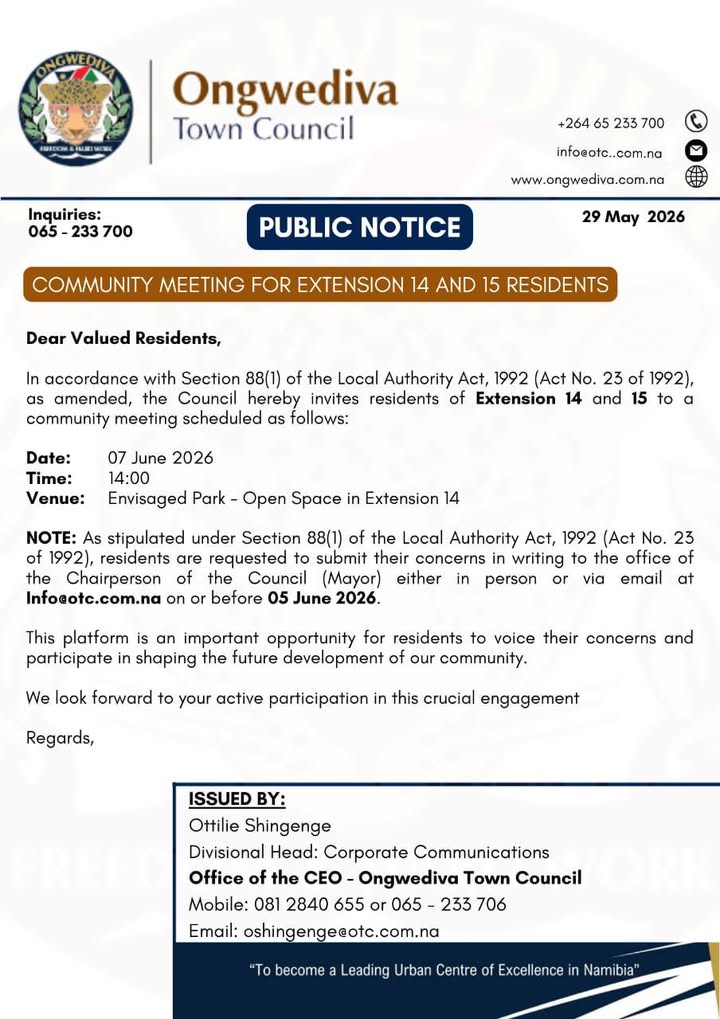 Ongwediva Town Council
