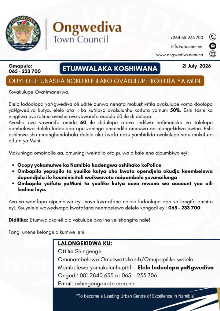 Ongwediva Town Council