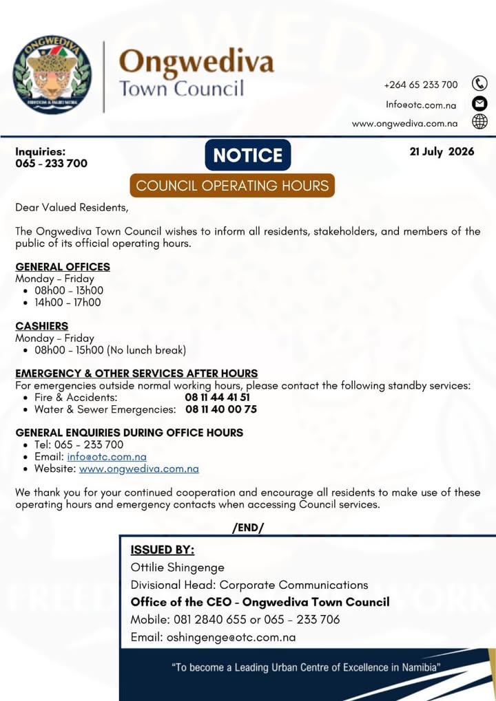 Ongwediva Town Council