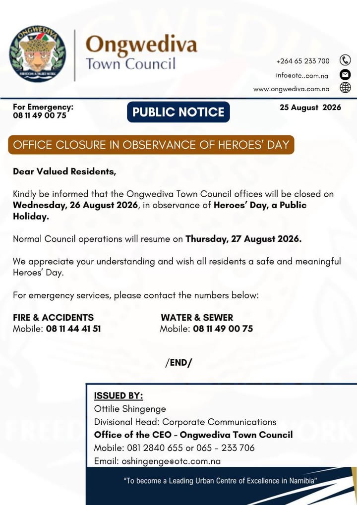 Ongwediva Town Council
