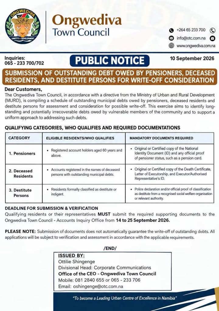 Ongwediva Town Council