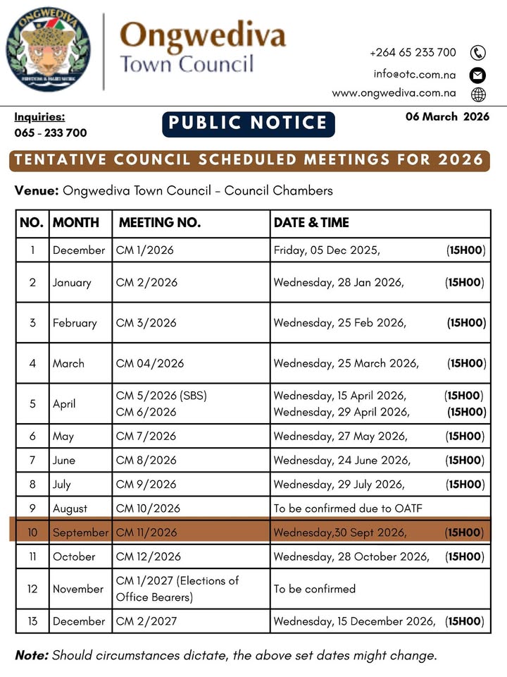 Ongwediva Town Council