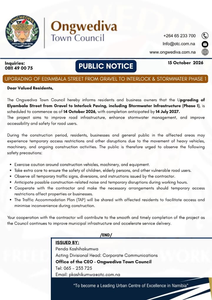 Ongwediva Town Council